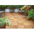 6 slats Acacia Wood Interlocking Deck Tile from Vietnam